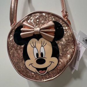 Disney Parks Rose Gold Minnie Mouse
Purse

>